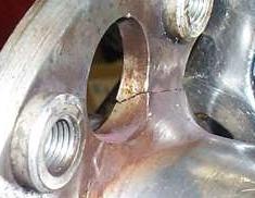 LongEZ with Lycoming O-320 crankshaft flange cracked